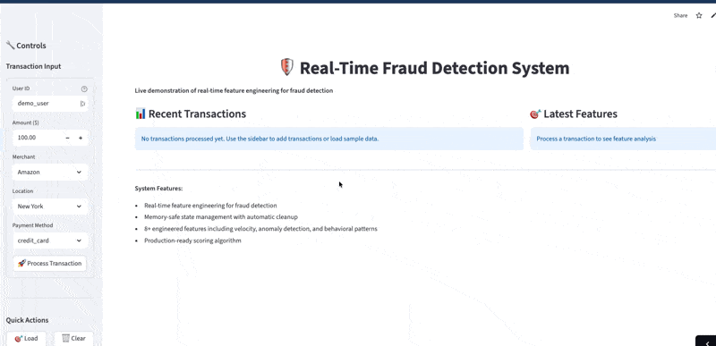 Real-time Fraud Detection